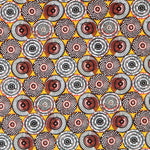 Popelín Ruedas Ocre - Ribes y Casals