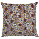 Popelín Ruedas Ocre - Ribes y Casals