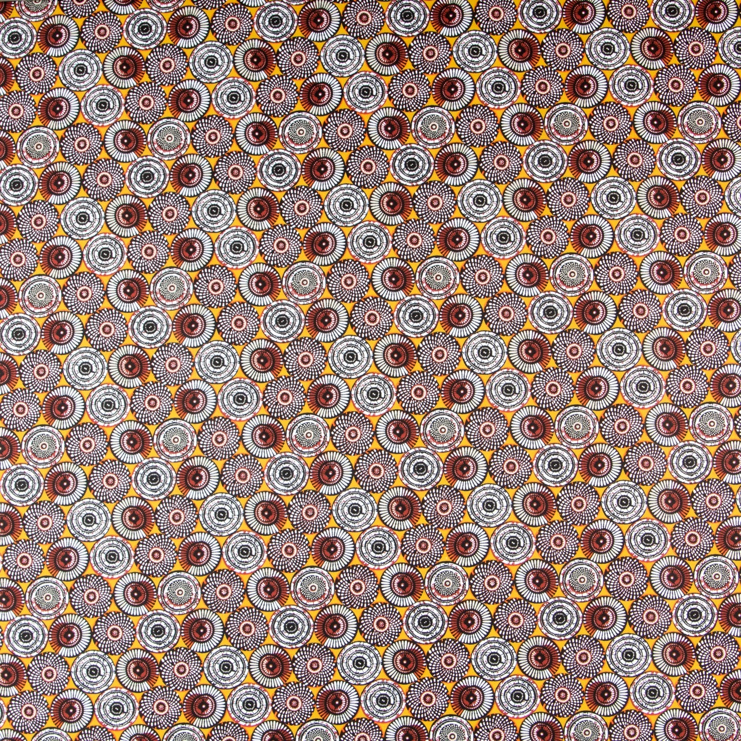 Popelín Ruedas Ocre - Ribes y Casals