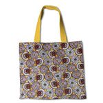 Popelín Ruedas Ocre - Ribes y Casals