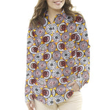 Popelín Ruedas Ocre - Ribes y Casals