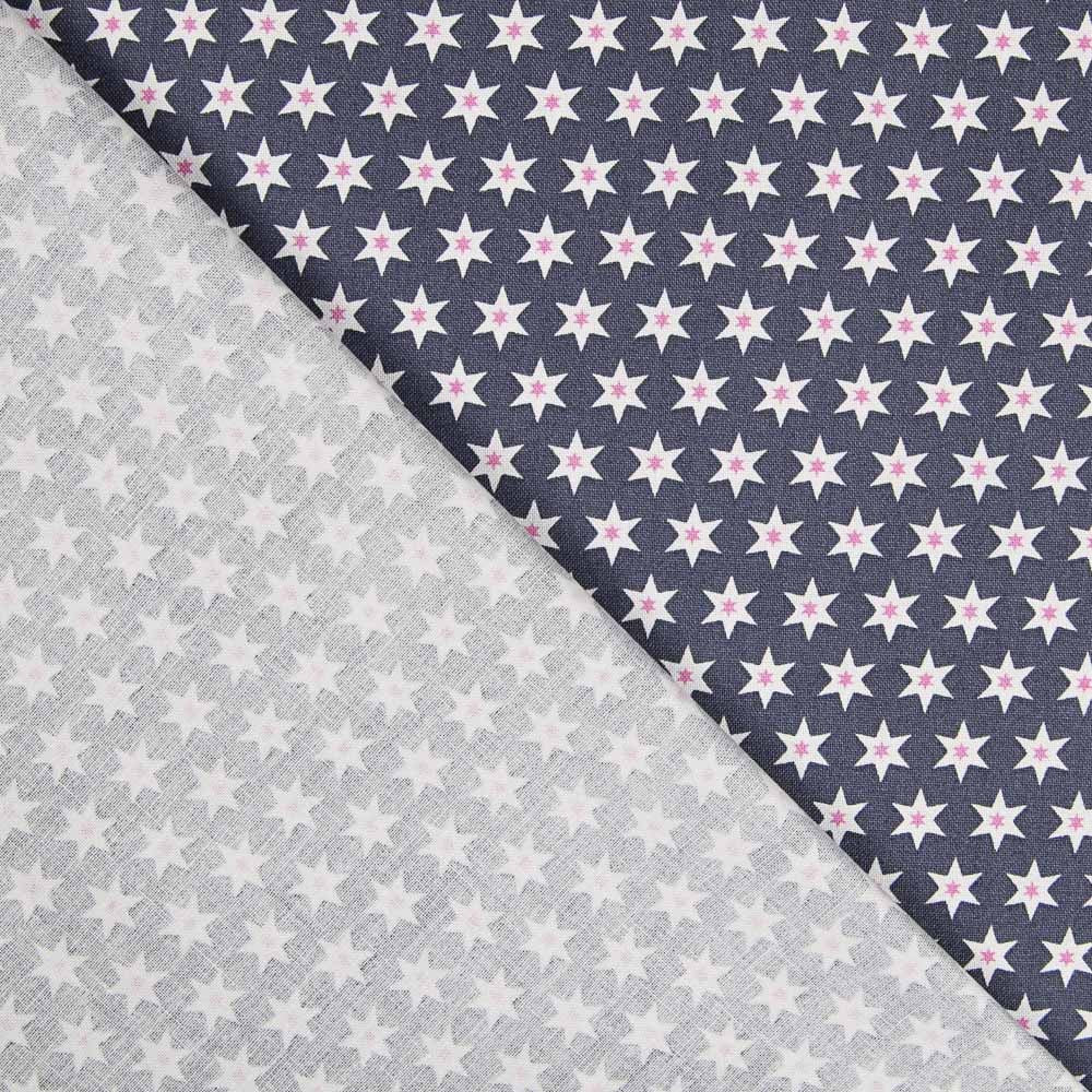 Popelín Stars Rosa - Ribes y Casals