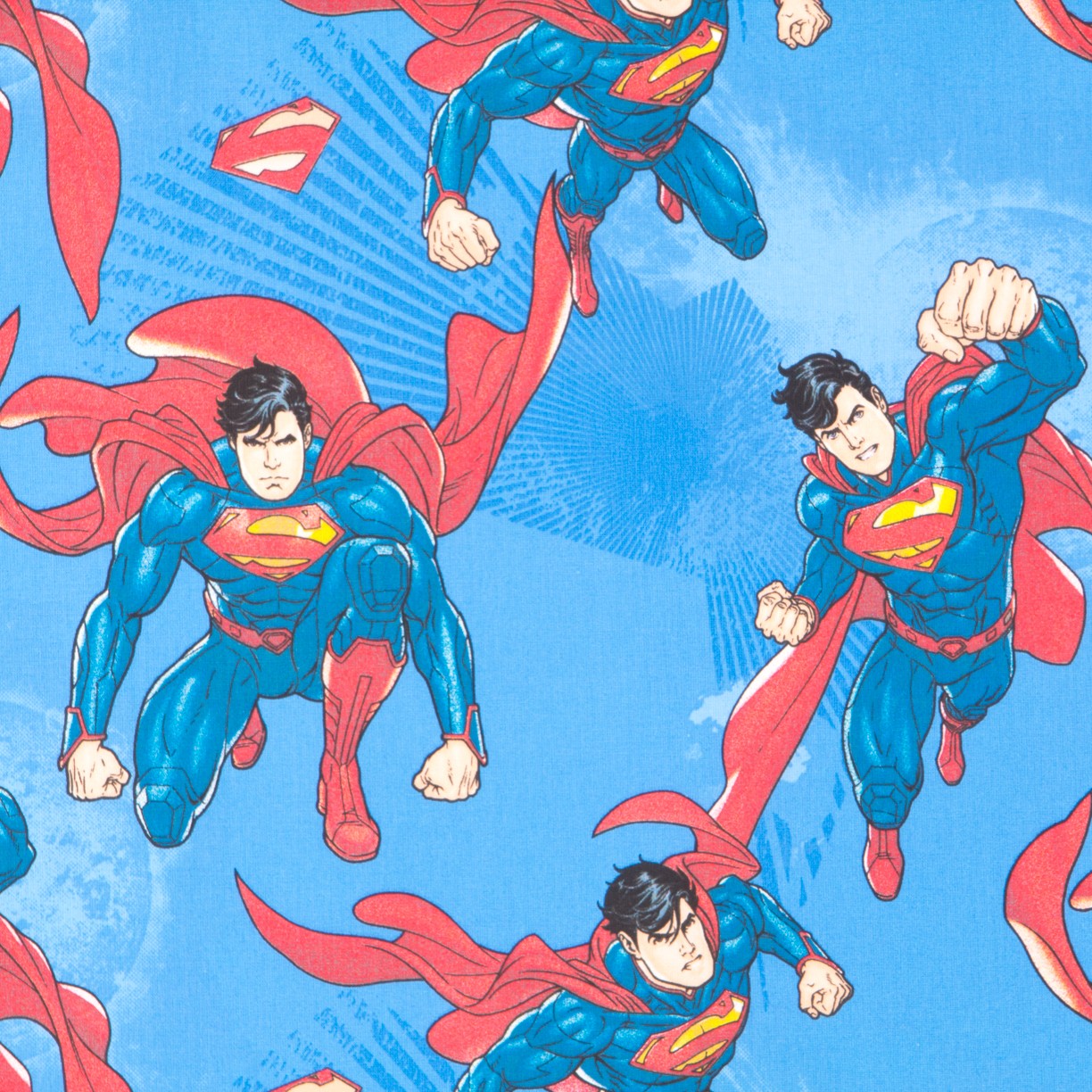 Popelín Superman Azul - Ribes y Casals