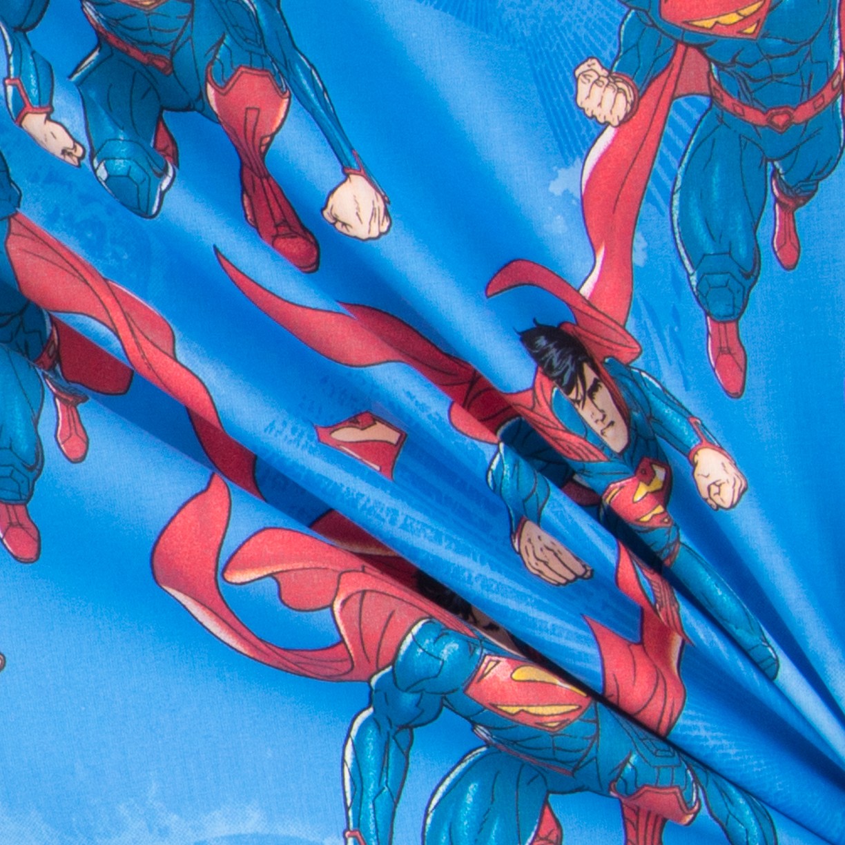 Popelín Superman Azul - Ribes y Casals