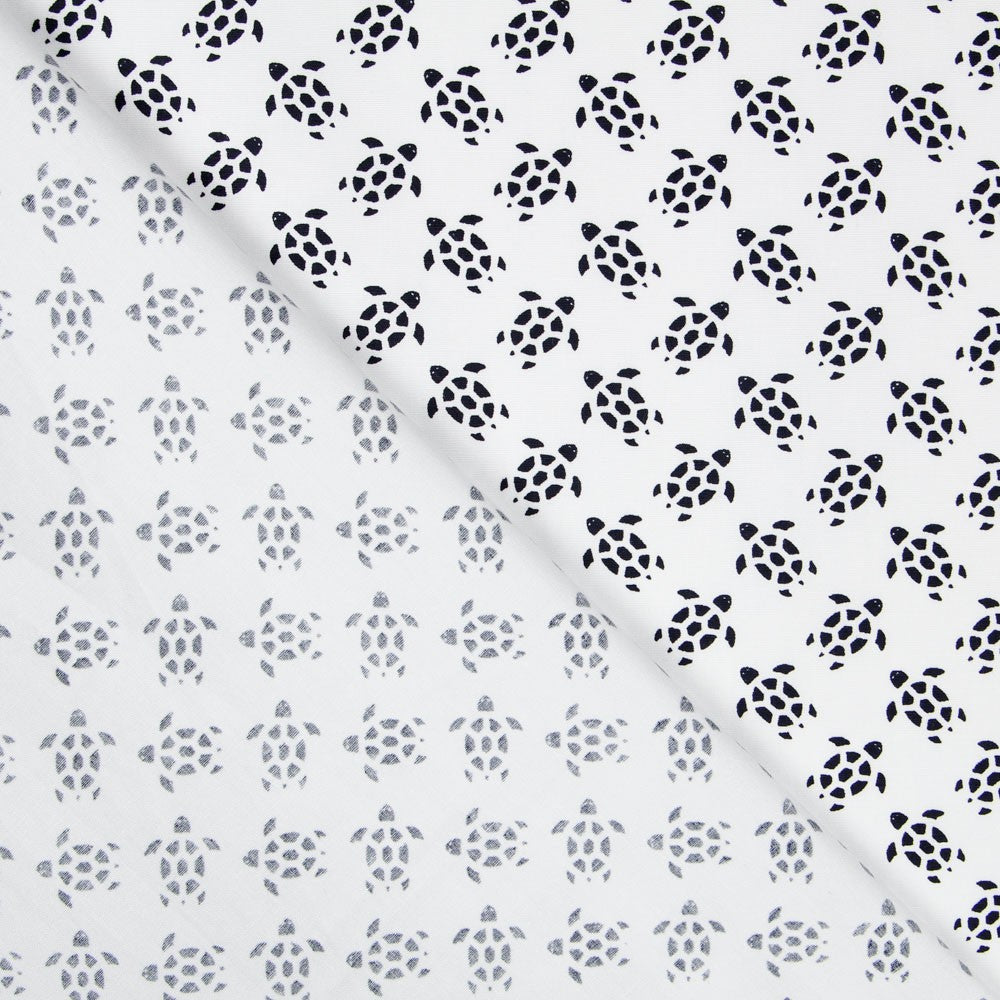 Popelín Tortugas Blanca - Ribes y Casals