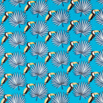 Popelín Tucán Azul - Ribes y Casals