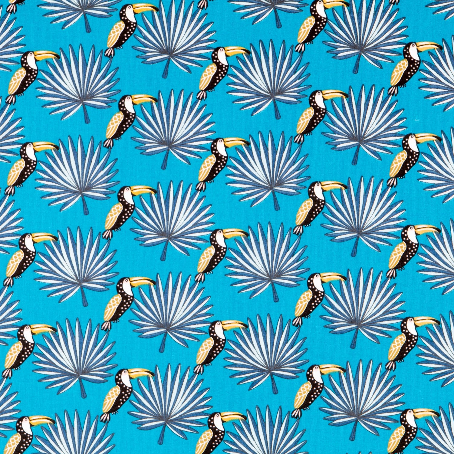 Popelín Tucán Azul - Ribes y Casals