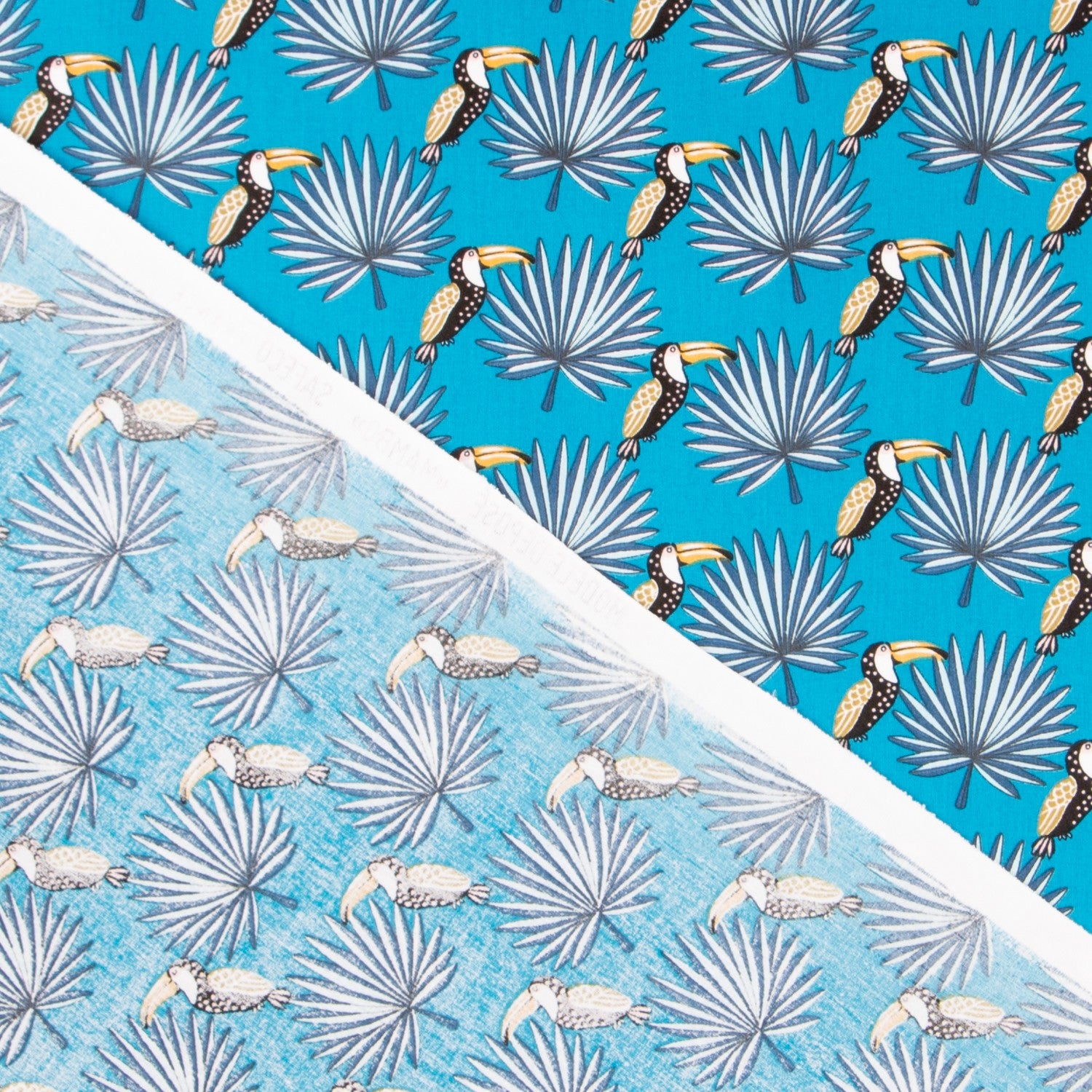 Popelín Tucán Azul - Ribes y Casals