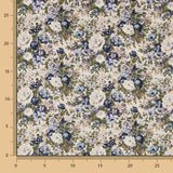 Popelín Vintage Floral Azul - Ribes y Casals