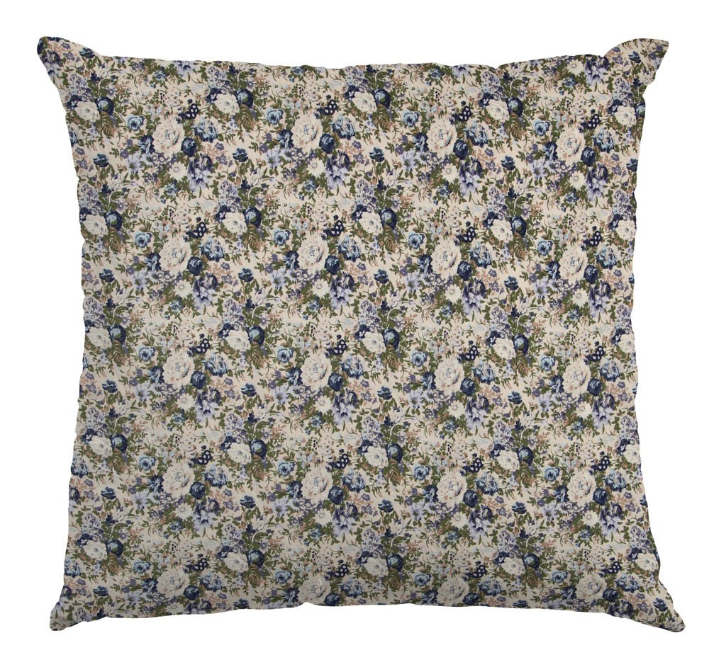 Popelín Vintage Floral Azul - Ribes y Casals