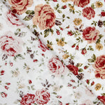 Popelín Vintage Floral Fucsia - Ribes y Casals
