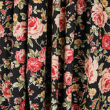Popelín Vintage Floral Negra - Ribes y Casals