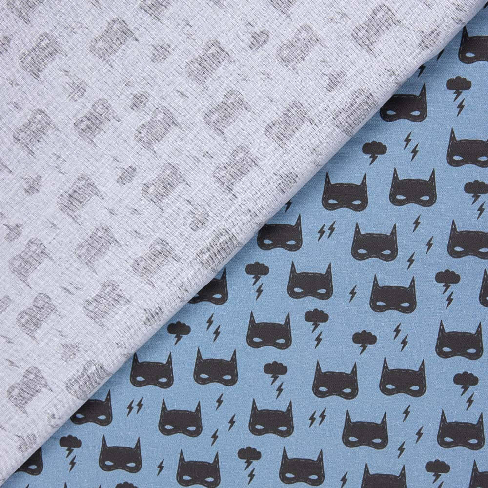 Popelín Algodón Batman Denim - Ribes y Casals