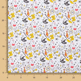 Popelín Algodón Harry Potter Blanco - Ribes y Casals