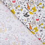 Popelín Algodón Harry Potter Blanco - Ribes y Casals