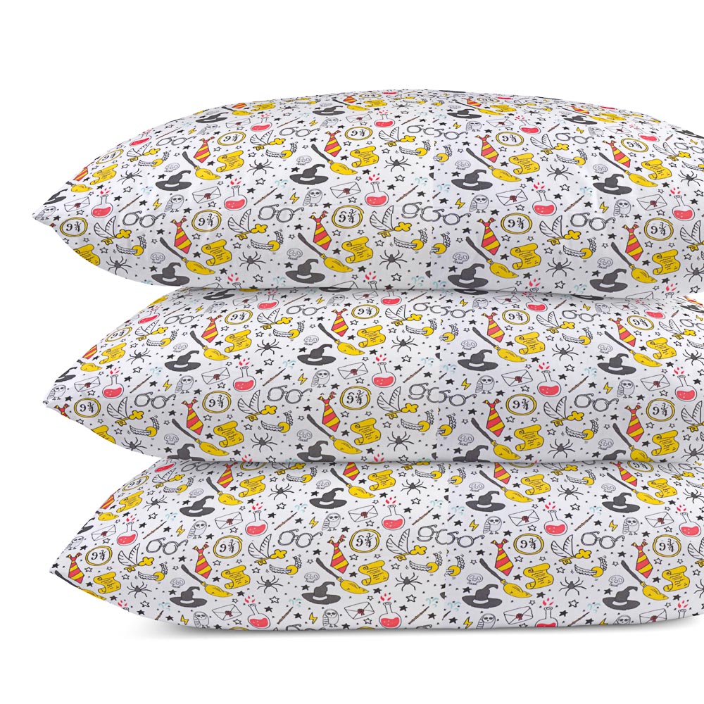 Popelín Algodón Harry Potter Blanco - Ribes y Casals