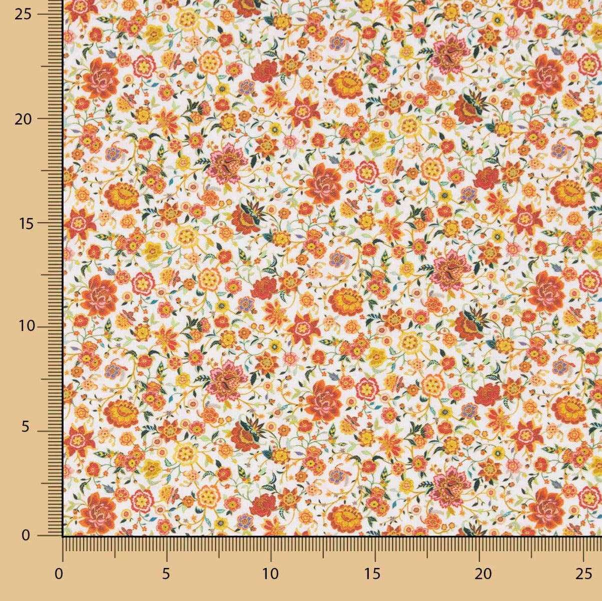 Popelín Algodón Lyon Coral - Ribes y Casals