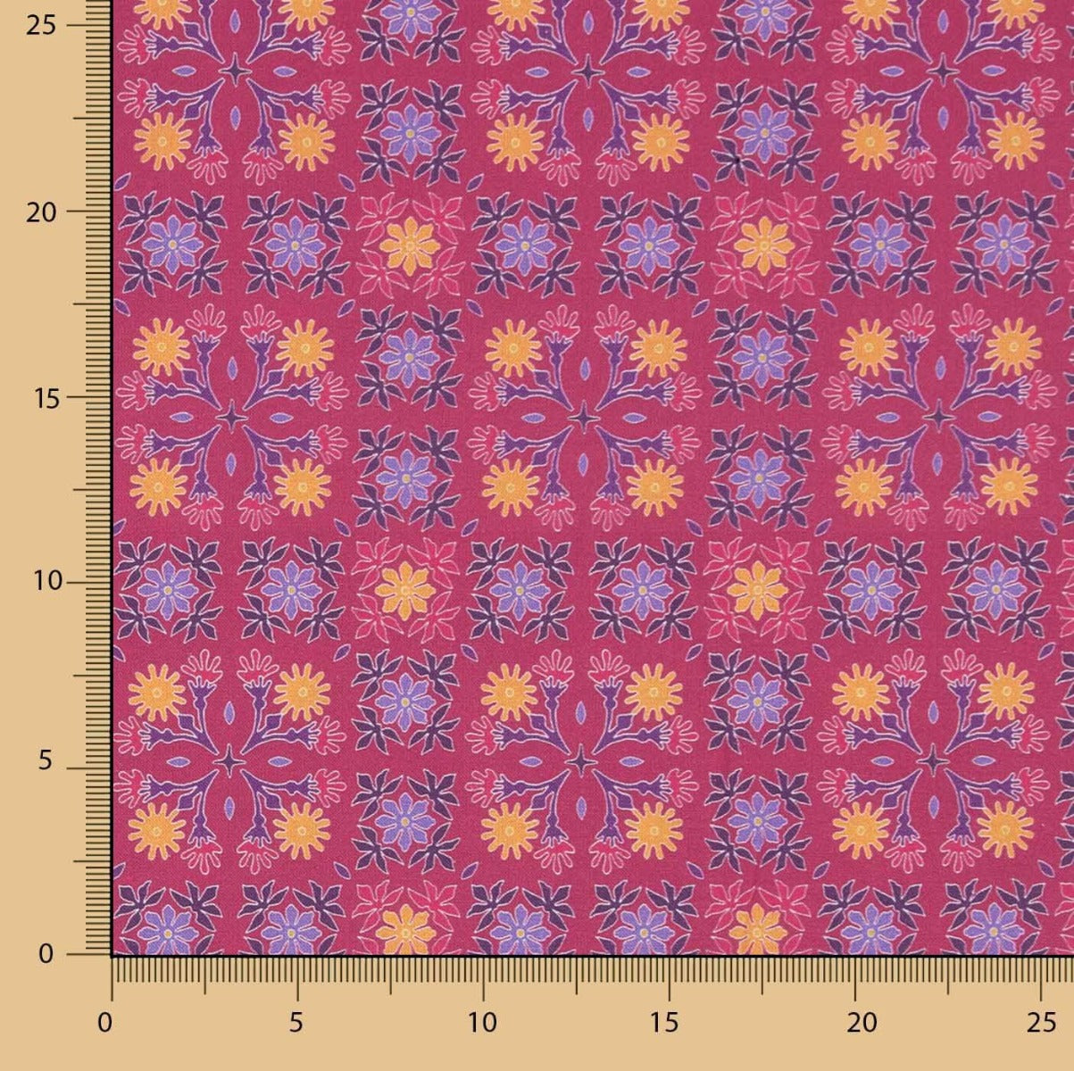Popelín Algodón Nimes Fucsia - Ribes y Casals