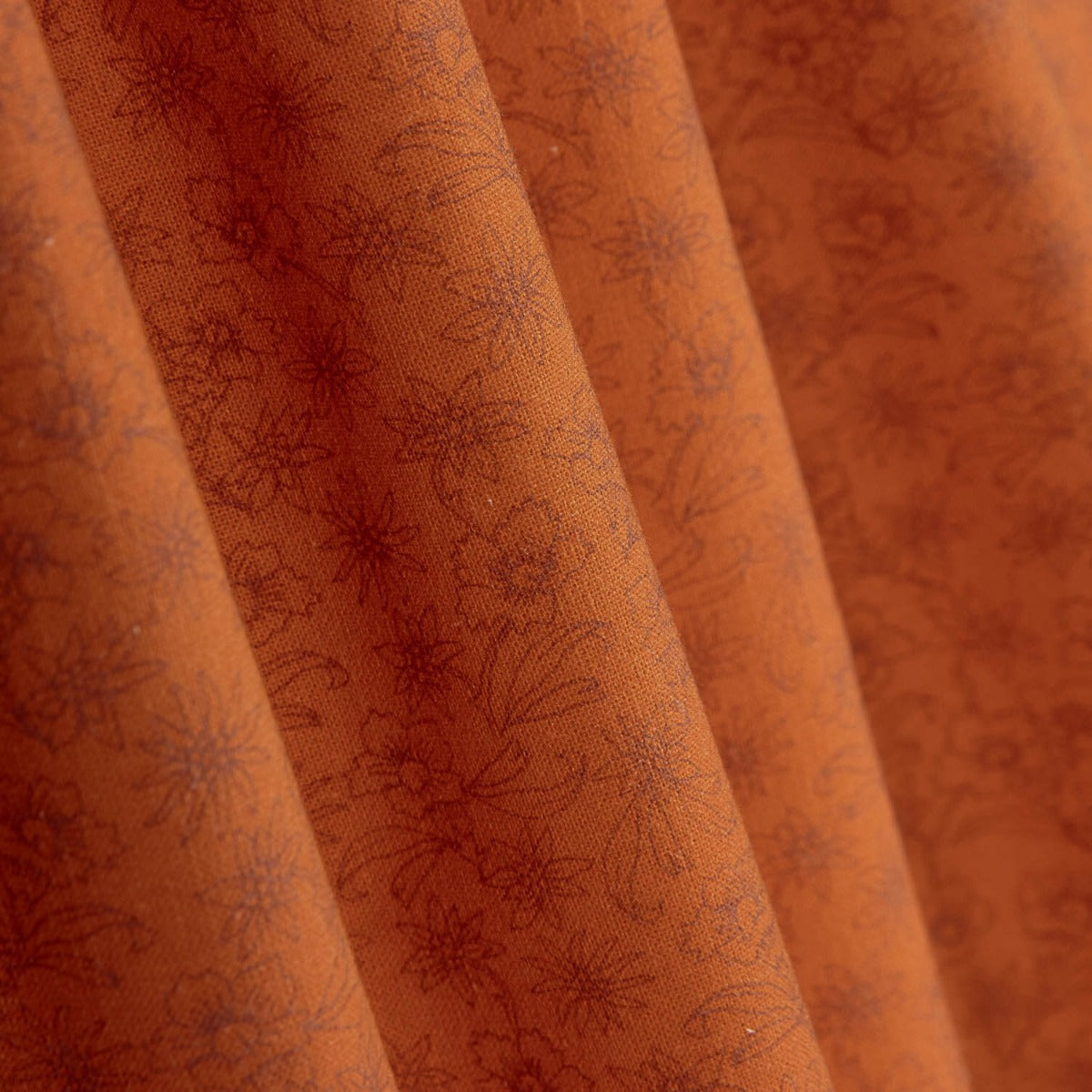 Popelín Algodón Niza Naranja - Ribes y Casals