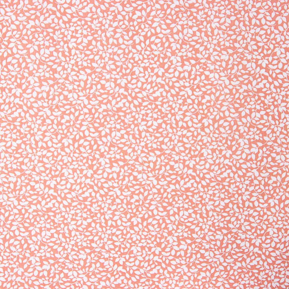 Retal Popelín Algodón Orgánico Ramas Papaya 160x148 cm. - Ribes y Casals