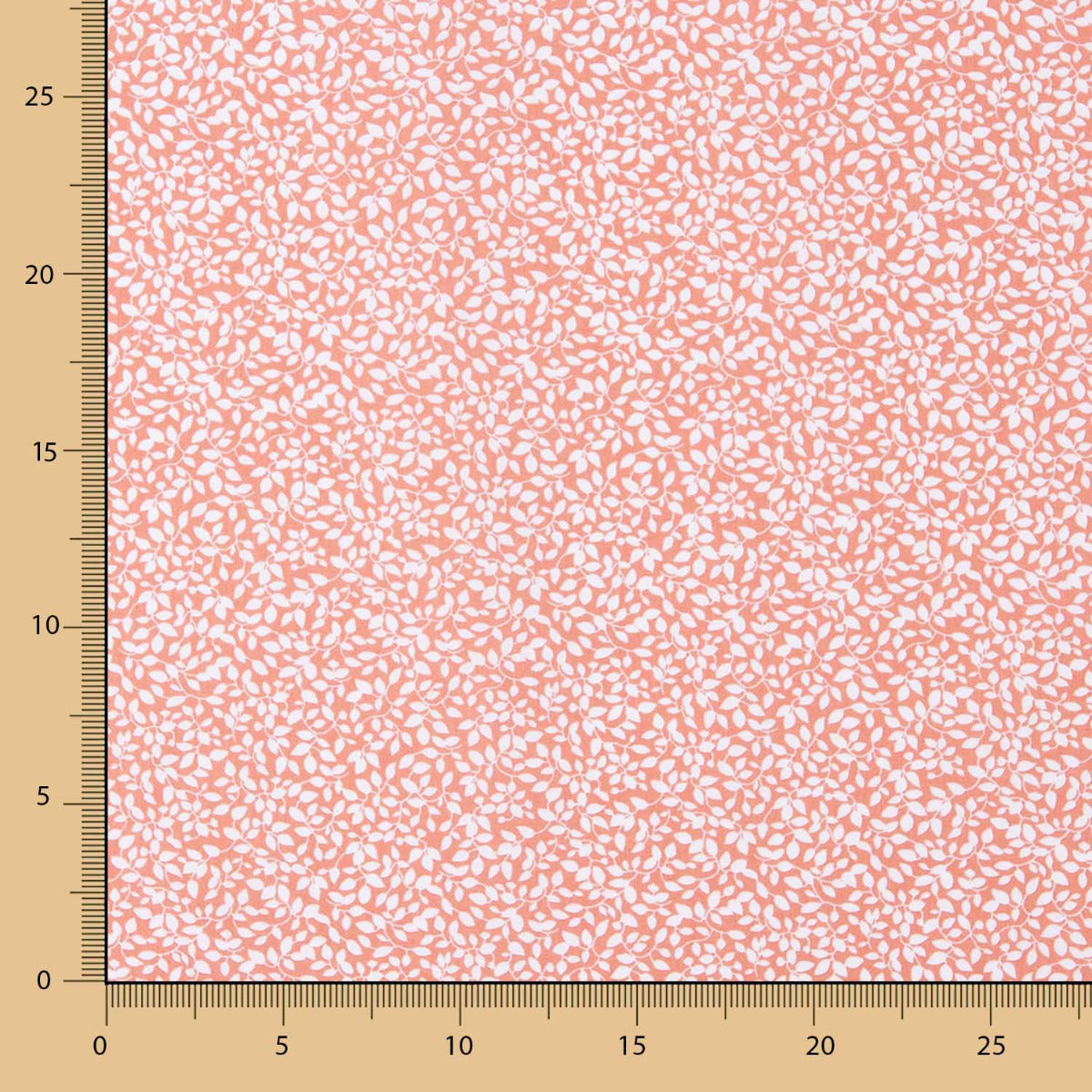 Popelín Algodón Orgánico Ramas Papaya - Ribes y Casals