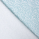 Popelín Algodón Orgánico Ramas Turquesa - Ribes y Casals