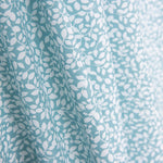 Popelín Algodón Orgánico Ramas Turquesa - Ribes y Casals
