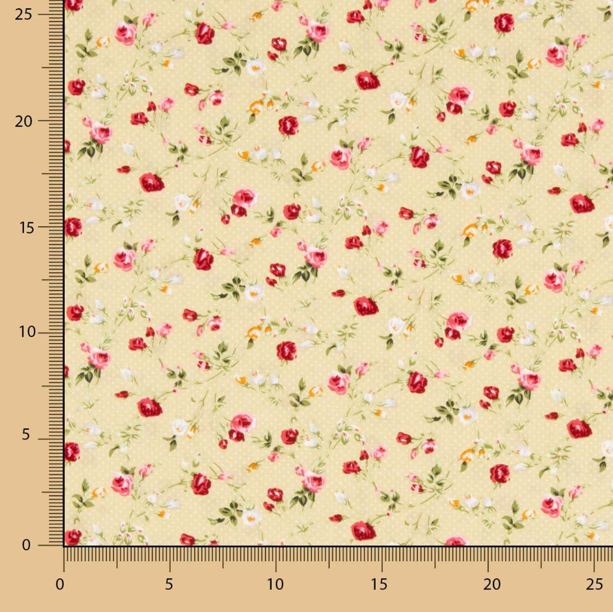 Popelín Algodón Roxana Beige - Ribes y Casals