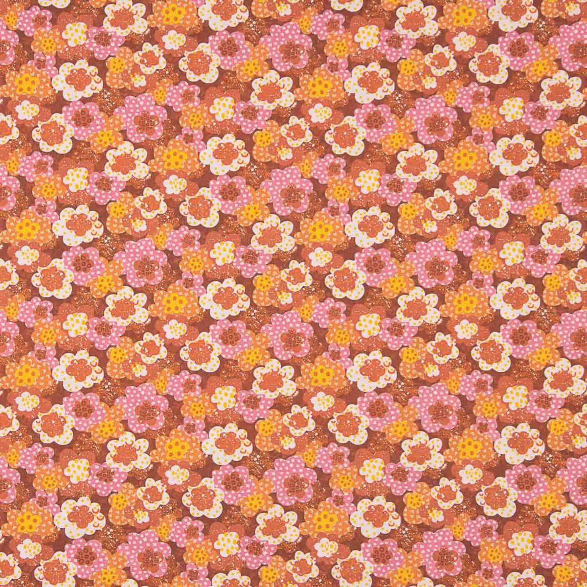 Popelín Algodón Ruan Rojo - Ribes y Casals