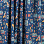 Popelín Algodón Toys Azul - Ribes y Casals