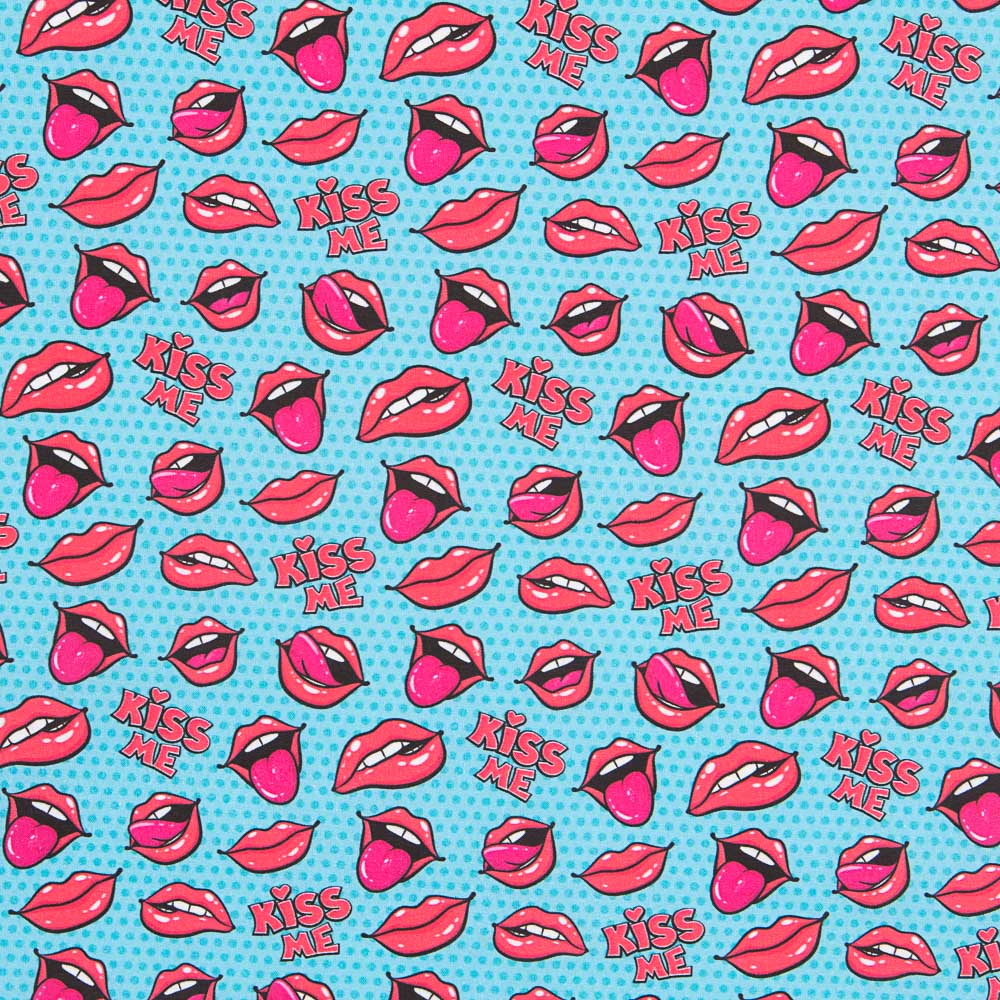 Popelín Algodón Kiss Me - Ribes y Casals