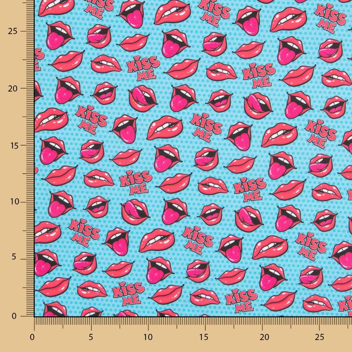 Popelín Algodón Kiss Me - Ribes y Casals