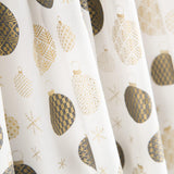 Popelín Bolas Navidad Gris - Ribes y Casals