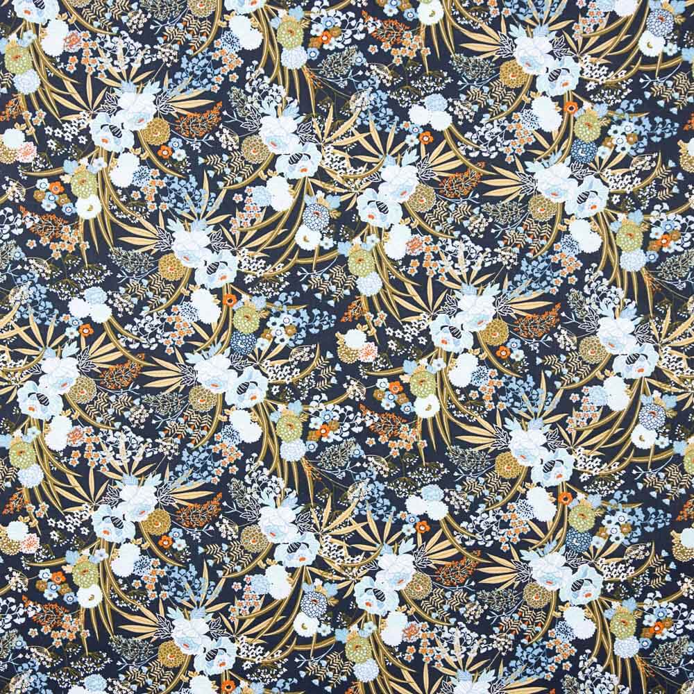 Popelín Shangai Azul Oeko-Tex® - Ribes y Casals