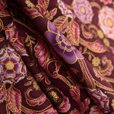 Patchwork Americano Flores Grana - Ribes y Casals