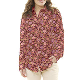 Patchwork Americano Flores Grana - Ribes y Casals