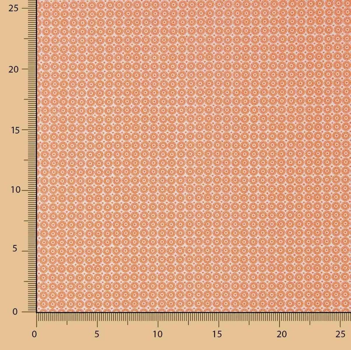 Popelín Camisería Milano Naranja - Ribes y Casals