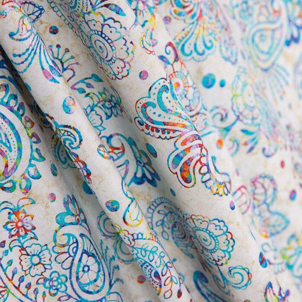 Patchwork Americano Cachemire Crudo - Ribes y Casals