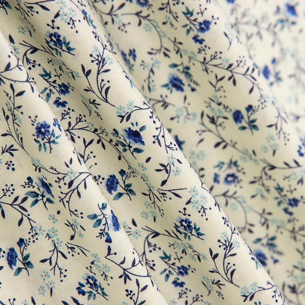 Patchwork Americano Mini Flor Azulina - Ribes y Casals