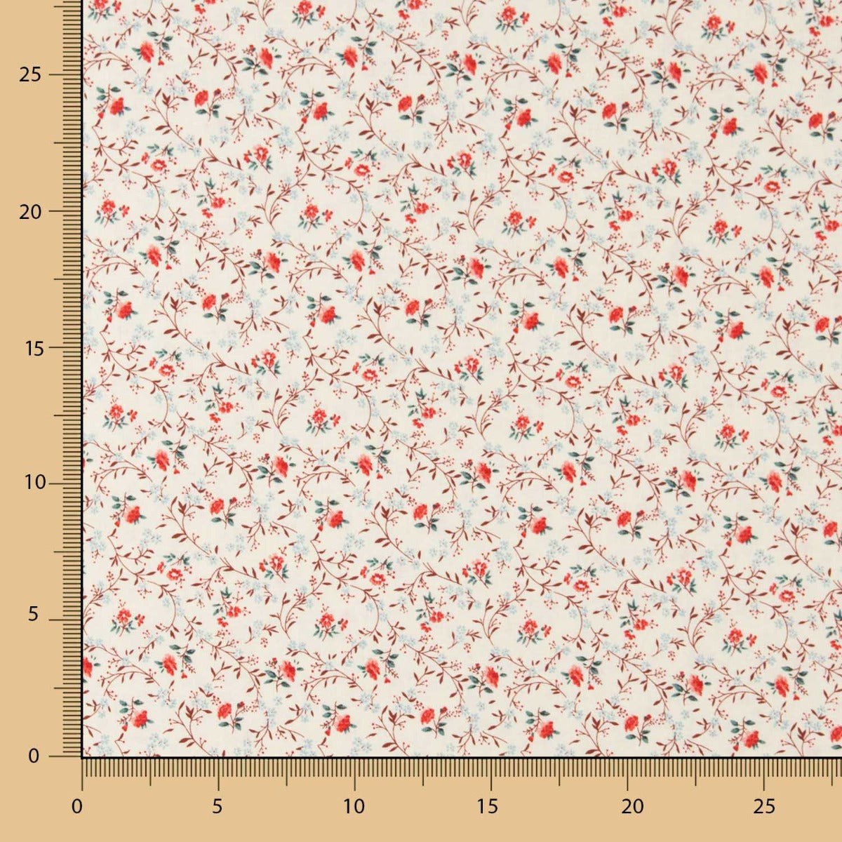 Patchwork Americano Flor Roja - Ribes y Casals