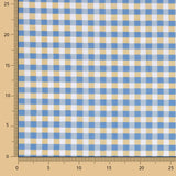 Popelín Cuadros Azul - Ribes y Casals