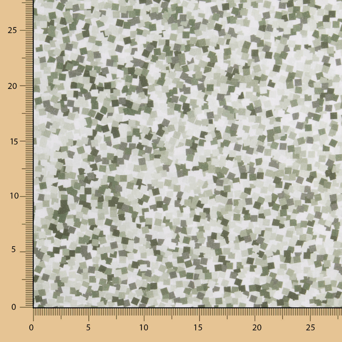 Popelín Algodón Cuadros Verde - Ribes y Casals