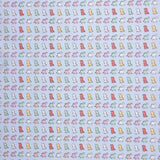 Popelín Algodón Dinos Azul Cielo - Ribes y Casals