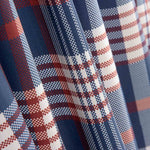 Popelín Estampado Cuadros Azules - Ribes y Casals