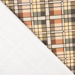 Popelín Spandex Estampado Cuadros Multi - Ribes y Casals