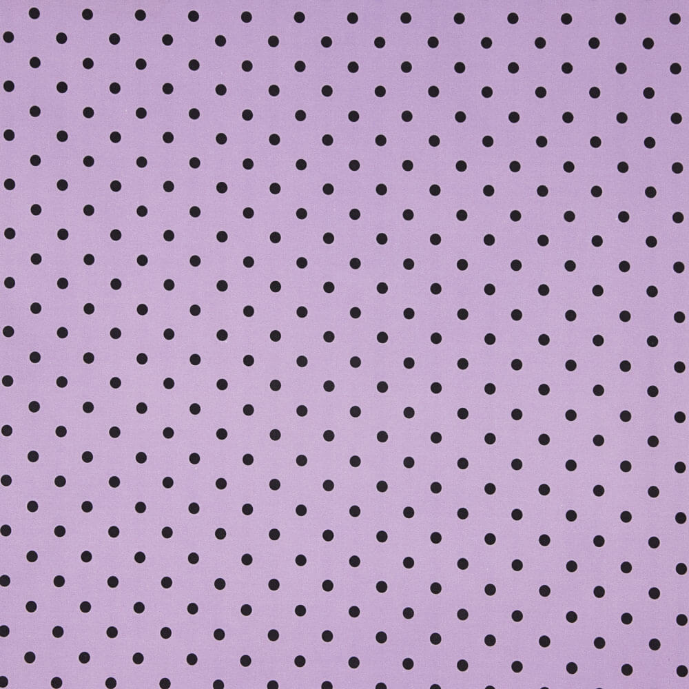 Popelín Estampado Flamenca Lunar 7mm Violeta - Ribes y Casals
