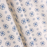 Popelín Flor Candy Azul - Ribes y Casals