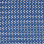 Popelín Flor Xania Azul - Ribes y Casals