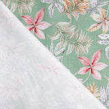 Popelín Algodón Tropical Verde Menta - Ribes y Casals