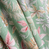 Popelín Algodón Tropical Verde Menta - Ribes y Casals